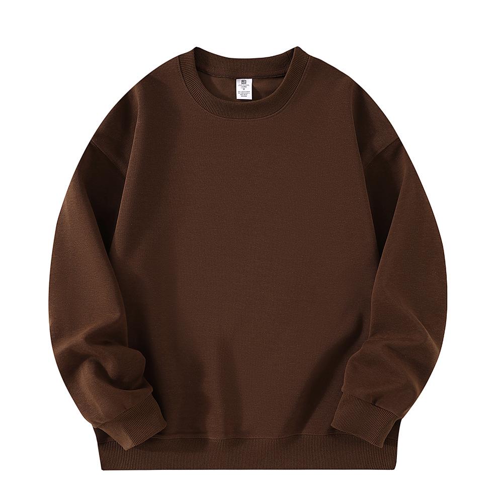 Felpa da uomo con scollo rotondo, stampa logo, manica lunga - Trendy, Personalizzabile, Sensazione di alta qualità