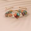 Double-Layer Heart Charm Friendship Bracelet