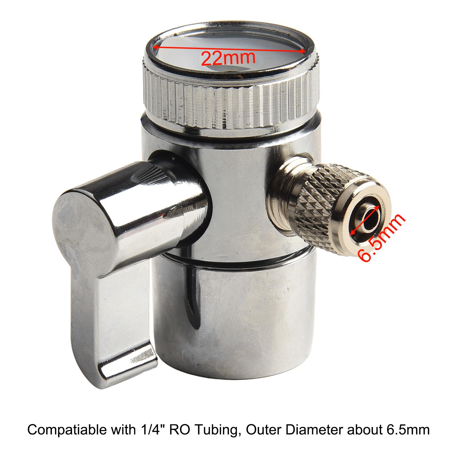 Above Counter Water Filter Faucet Diverter Valve Faucet Splitter Silver Sink Faucet Diverter Valve Water Filter Metal Tube O China Mainland