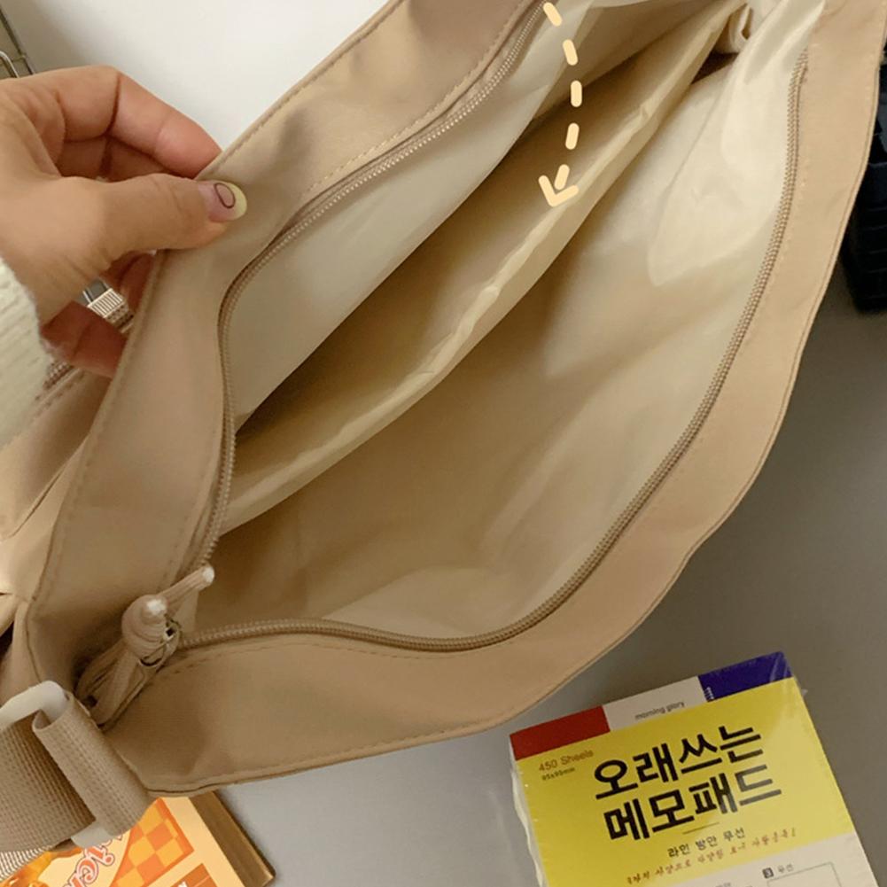 Women Ita Bag Teenagers School Bag with Clear Window Fashion Shoulder Bag Multi-pockets Stylish Crossbody Bag Trendy Outdoor Bag