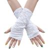 Broken Slit Gloves Sexy Gothic Fingerless Gloves Halloween Gloves Ripped Holes Decor Cosplay Gloves for Adults