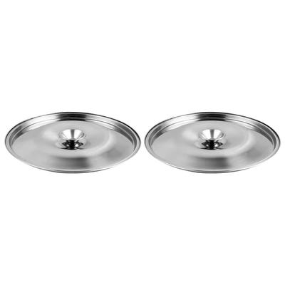New 10-24cm Round Pot Lid Thicken Universal Saucepan Cover Replacement Stainless Steel Lid Pot Cover Kitchen Supplies