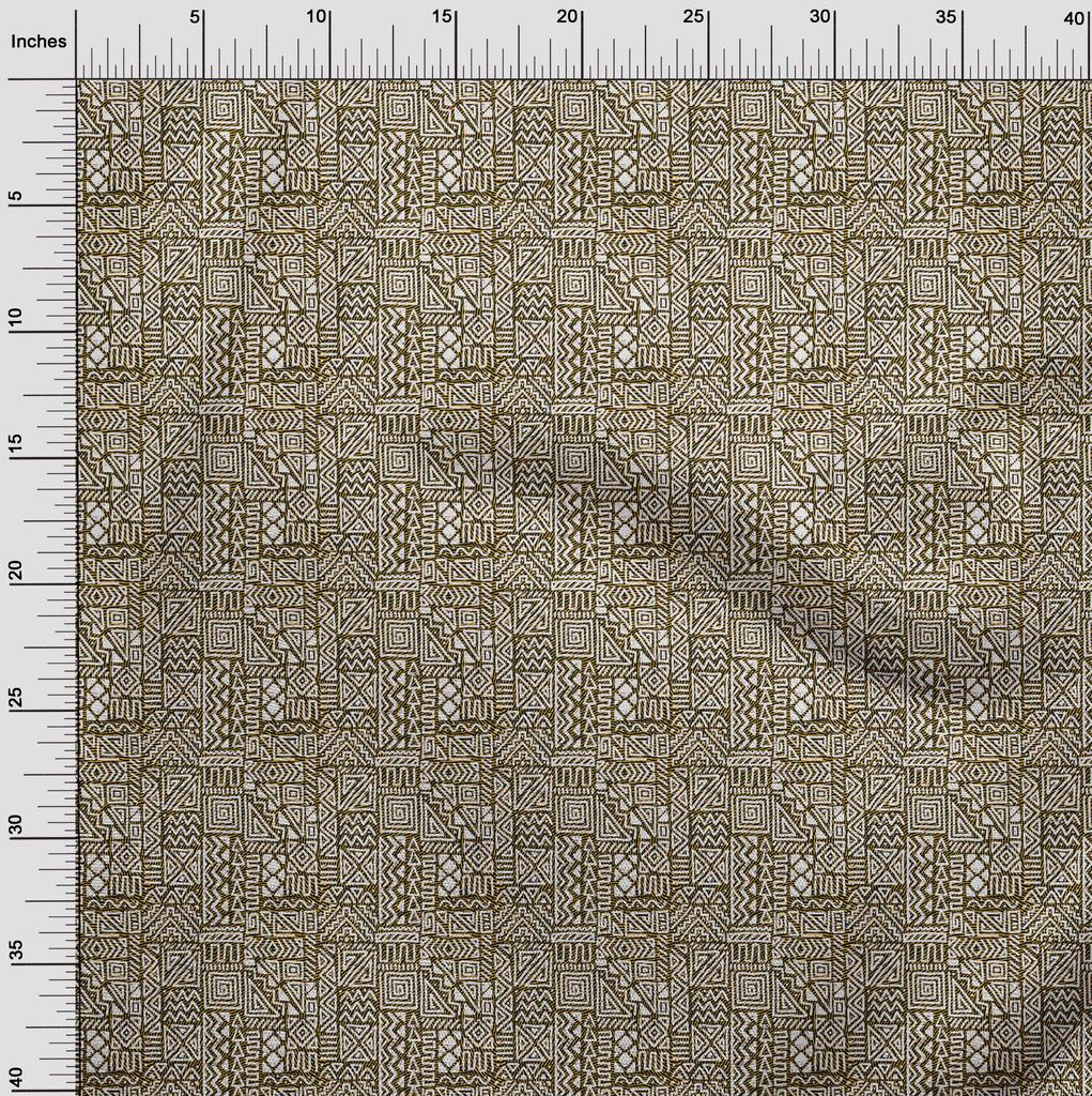 oneOone Cotton Flex Black Fabric African  Fabric For Sewing Printed Craft Fabric By The Yard 40 Inch