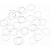 30Pcs Hollow Frame Pendants Stainless Steel Jewelry Molds for DIY Crafts Earring NecklaceRounded Square Big Mold