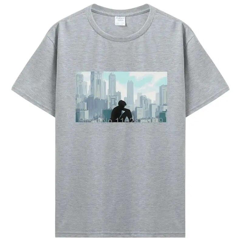 

Футболка с аниме «Призрак солдата Призрак в доспехах», хлопковая футболка унисекс с короткими рукавами, одежда, футболка «Манга Кусанаги Мотоко», топ XL