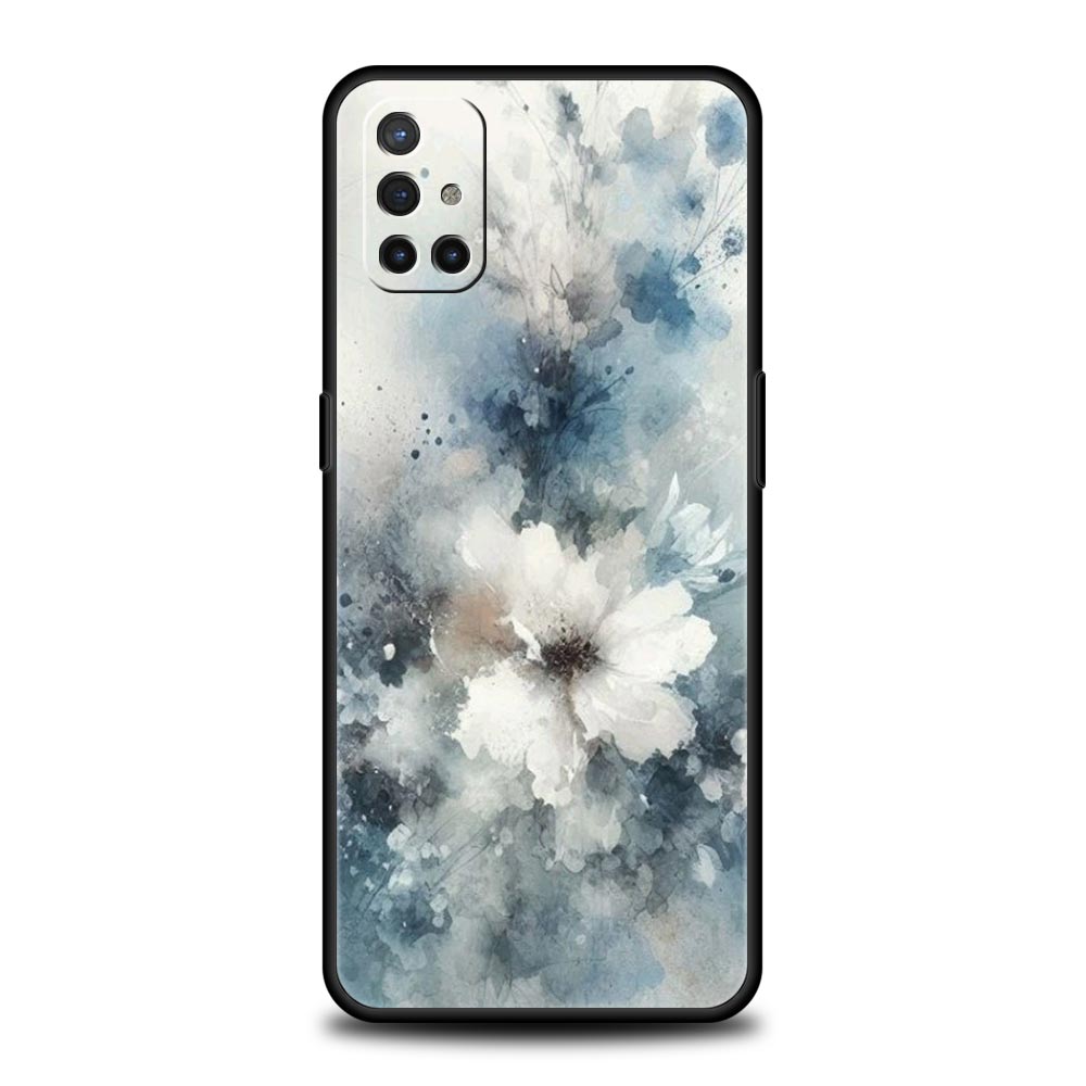 

Чехол для телефона с рисунком цветов в технике суми-э для OnePlus 15 13 12 11 10 Pro 13T 13R 12R 9 8T 8 7 7T 9R Nord 2T CE 2 3 4 5G Мягкий чехол OnePlus 8T