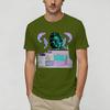 Frutiger Aero World Vaporwave TShirt Unisex Vintage Pure Cotton Tees O Neck Short Sleeve T Shirt Plus Size Clothing