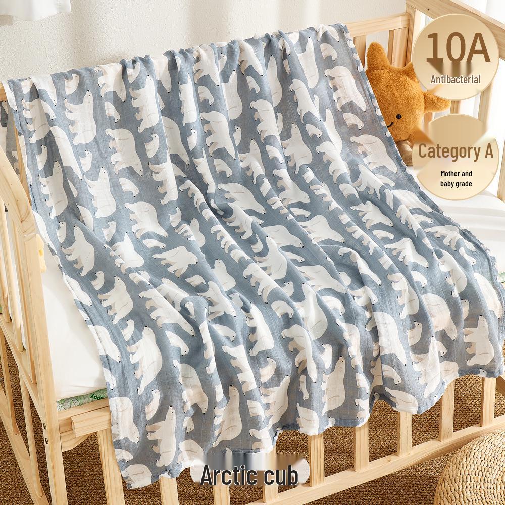Ultra-thin Baby Cotton Gauze Blanket & Swaddle - Windproof Bath Towel for Newborns