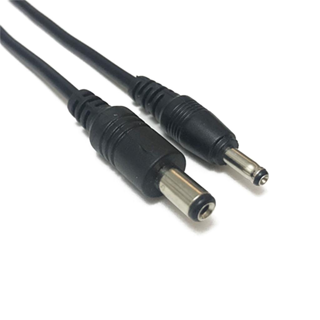 DC Power Supply Cable 5.5x2.1mm DC Male Jack To Male Plug 3.5x1.35mm Extension Cord Connector