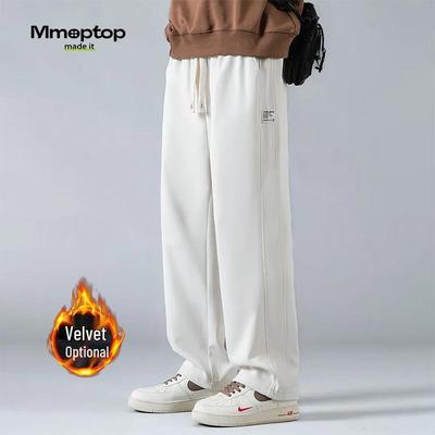 MMOPTOP Men's Loose Straight Leg Casual Pants CJ01