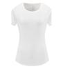 Women's Lightweight Quick-Dry Casual Sports T-shirt - Round Neck, Breathable, Comfortable, Short Sleeve, Customizable.