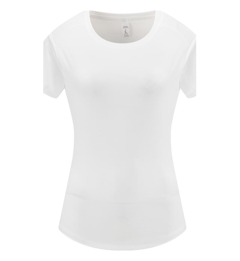 Women's Lightweight Quick-Dry Casual Sports T-shirt - Round Neck, Breathable, Comfortable, Short Sleeve, Customizable.