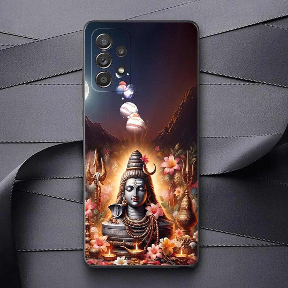 

Lord Shiva Hindu God Buddha Phone Case For Samsung Galaxy A13,A21s,A22,A31,A32,A52,A53,A71,A80,A91 Soft Black Phone Cover Samsung a714g