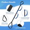 Black Blue Nylon Leg Lifting Belt Multi Use Leg Lift Strap Disabled Accessories Wear Resist Leg Train Strap Health Care Braces