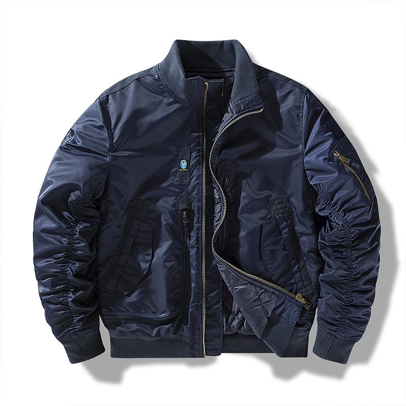 Herfst Winter Tactische Bomberjack met Opstaande Kraag – Geïnspireerd op Luchtmacht Piloten Baseball Uniform