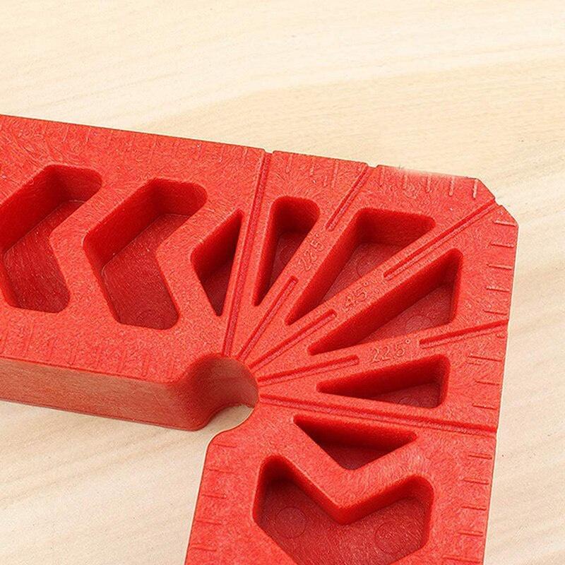 8Pcs Positioning Squares Plastic Clamping Square Right Angle Clamp Woodworking Carpenter Tool