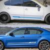 Auto Tür Seitenaufkleber für Skoda Octavia A5 A7 2 3 Combi VRS MK2 MK3 MK3 MK4 A8 A4 Tour RS Vinyl Dekor Aufkleber Auto Tuning Zubehör