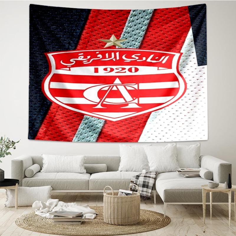 Wydad AC Artwork Tapestry Hanging for Bedroom,Livingroom, Playroom,Decor Art Room Wall Tapestry Holiday and Birthday Gifts