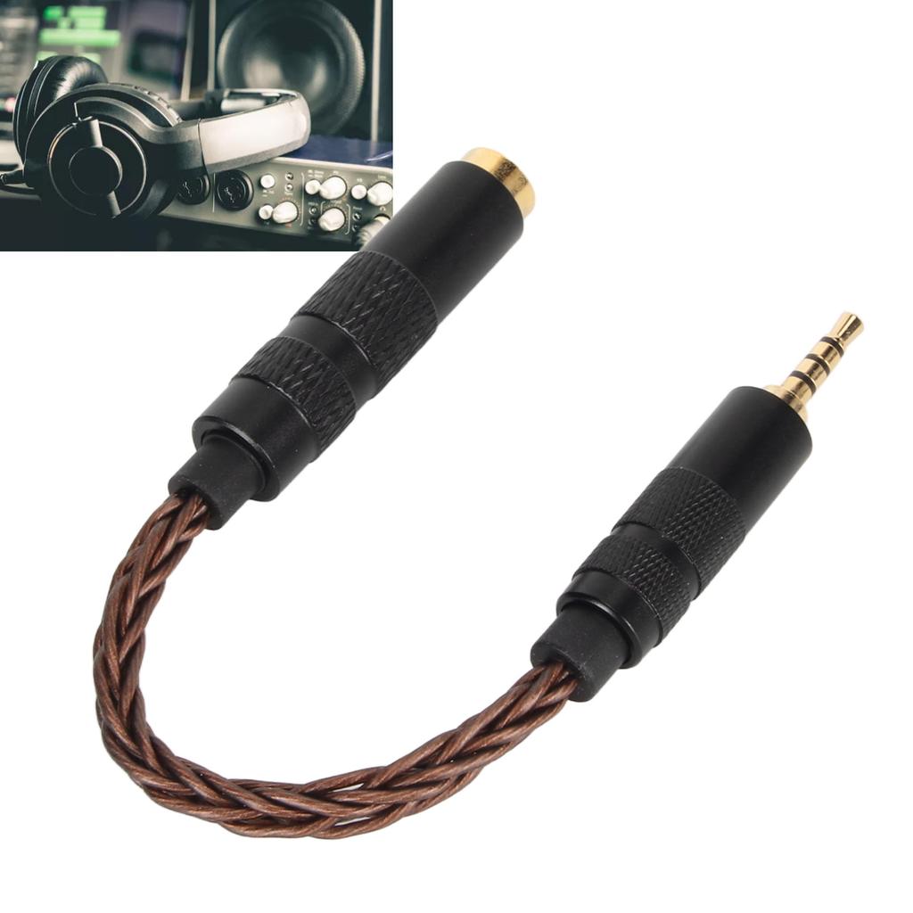 4.4mm To 2.5mm Sound Cable Professional Female To Male Headphone Adapter Cable for Sound Players with 2.5mm Balanced Ports