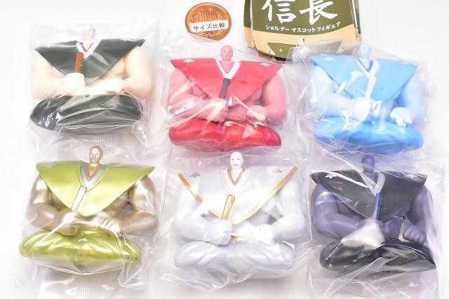 Nobunaga Shoulder Mascot Figure Set of Gacha Capsule Toy [Complete 6]