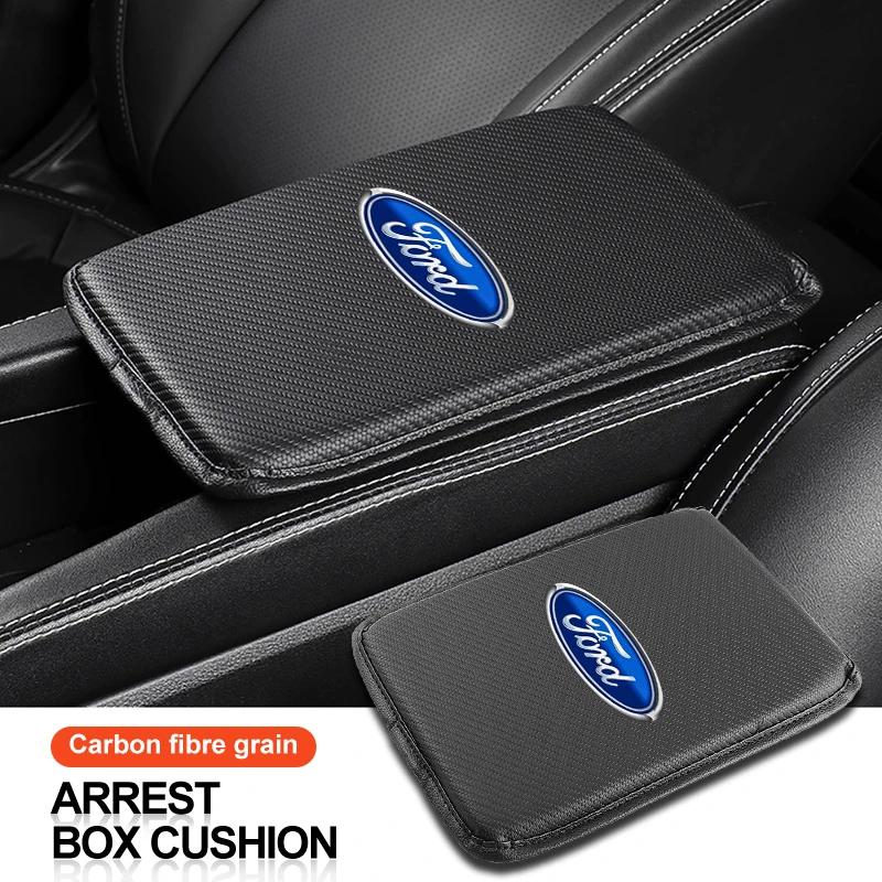 Car Armrest Box Auto Center Armrest Protective Cushion Support For Ford Focus 2 MK2 3 4 MK3 MK4 ST Mondeo Festiva Fusion Suit