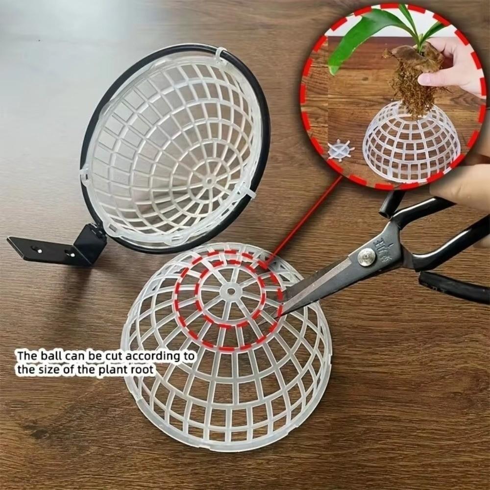 5Pcs Plastic Suspended Ball Filler Reusable Hanging Planter Balls Indoor Outdoor