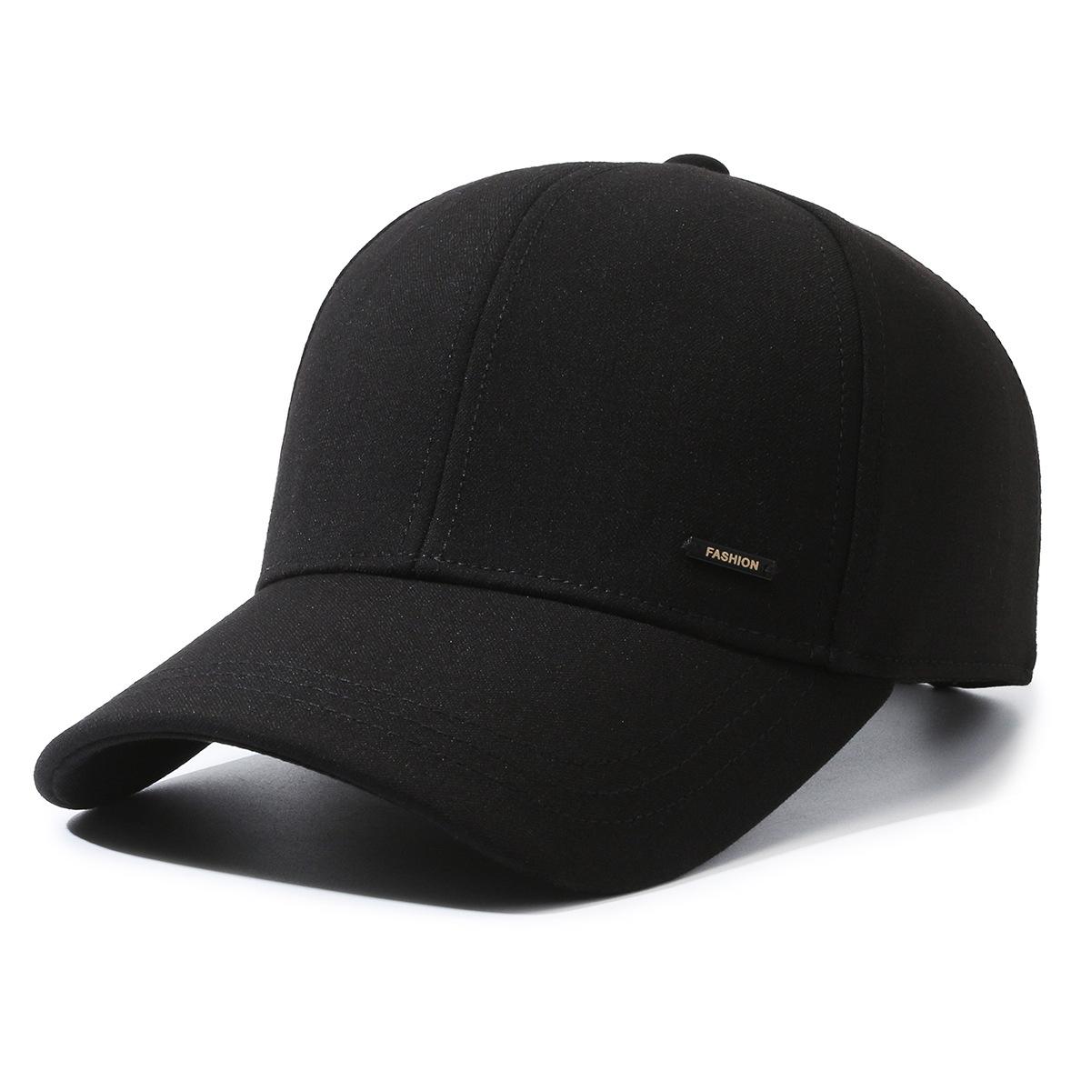 

Men s Baseball Cap: Spring/Autumn, Outdoor, Sun Protection, Breathable, Casual, Versatile, Fashionable чёрный