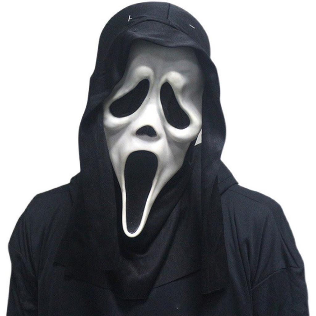 Halloween Mask Headgear Spooky Face Face Single Piece Masks
