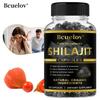 Bcuelov Reines Himalaya Shilajit Nahrungsergänzungsmittel mit Ashwagandha, Ginseng, Sägepalme, Maca, Tribulus, Chaga & Schwarzem Pfeffer, 120 Kapseln