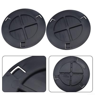 2Pcs Lid Wheelhouse Cover 51719802413 9802413 ABS Black