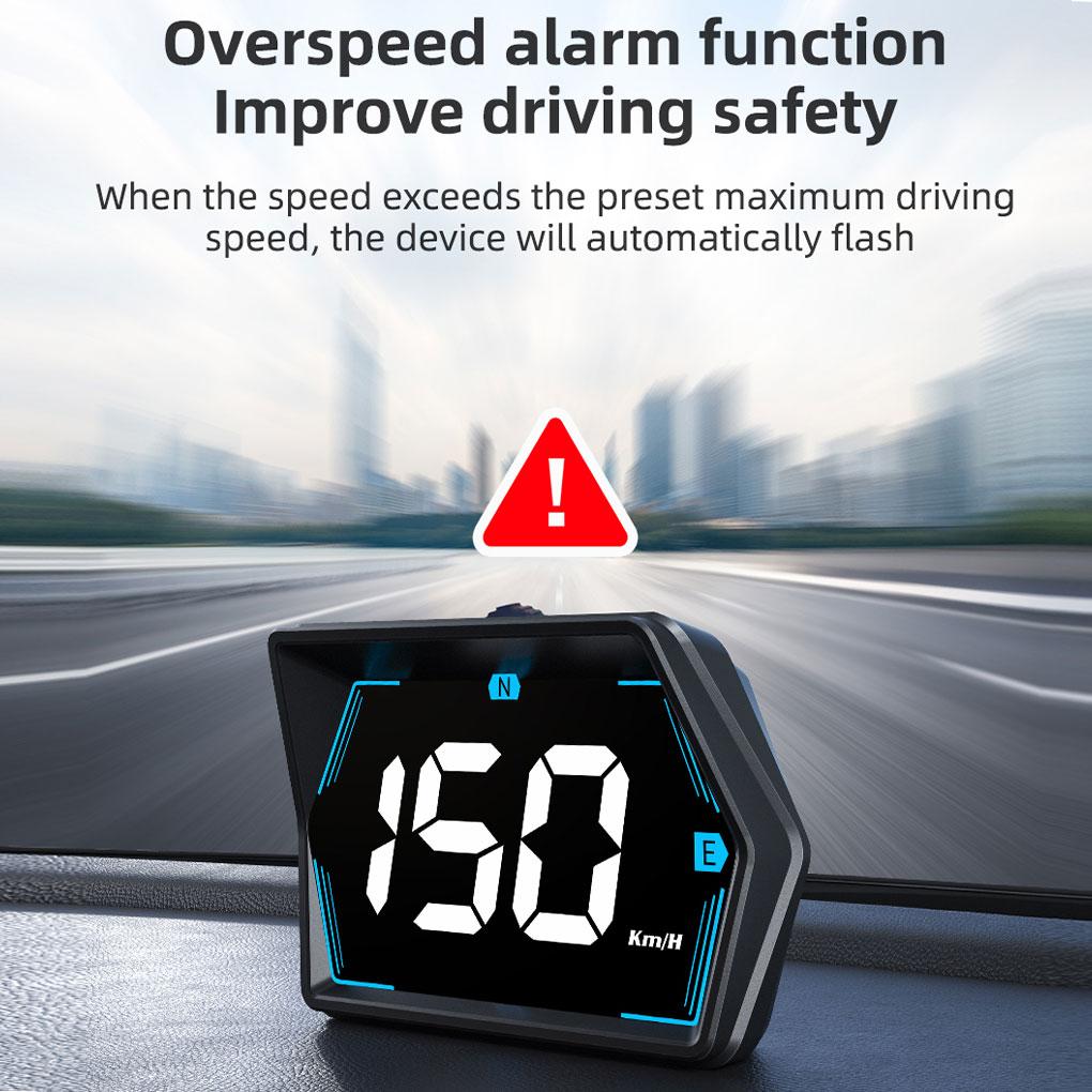 Universal Smart HUD GPS Car Digital Speedometer Head-Up Display Speed Compass Electronic For All Cars Accessories