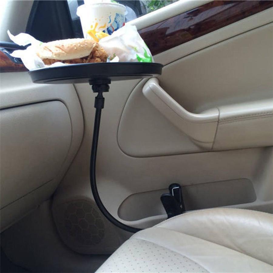 360° Swivel ABS Car Travel Tray Food Drink Cup Coffee Table Stand Mount Holder