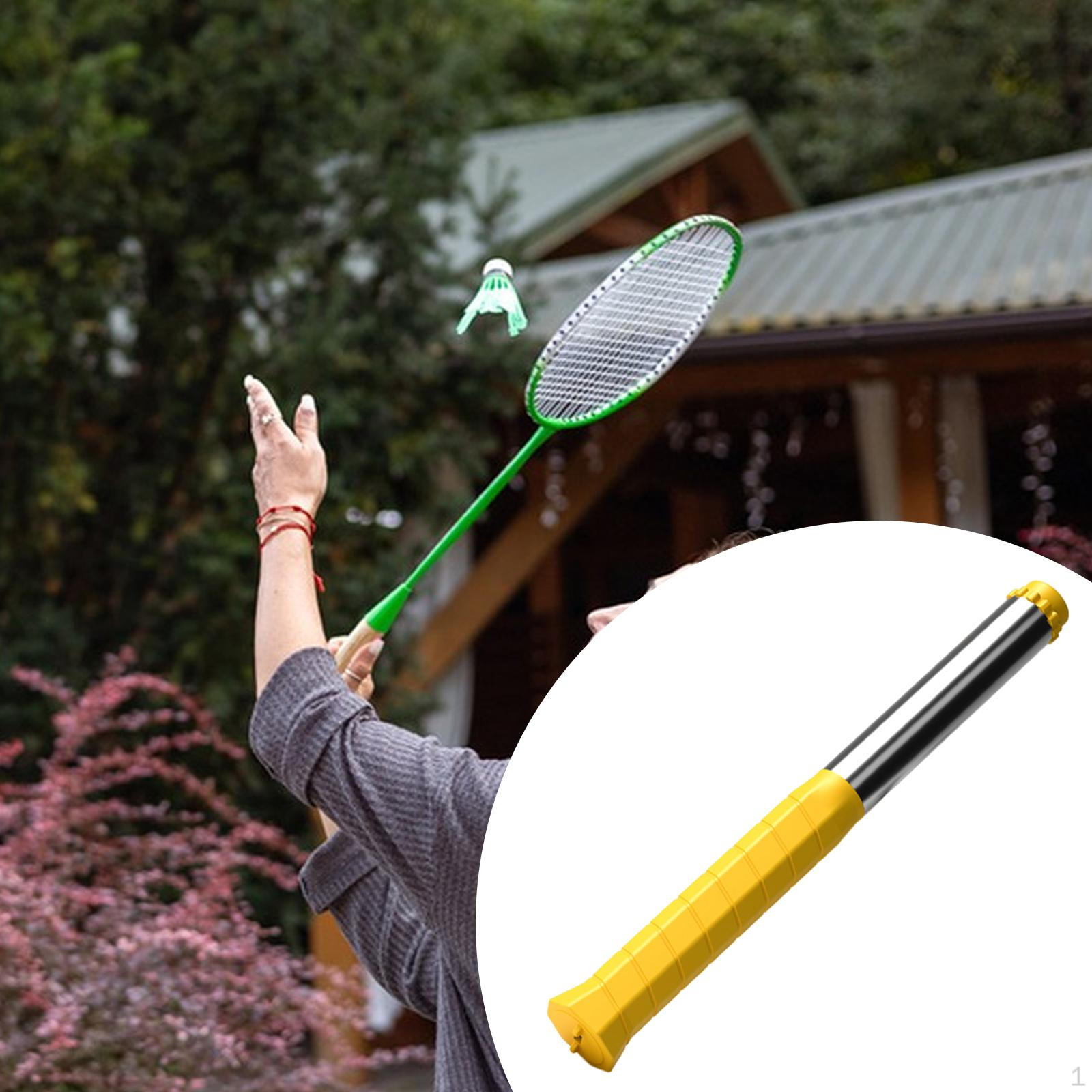 Badminton Correction Equipment Lightweight Adjustable Wrist Power for Improved Tempo Strength yellow