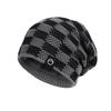 Winter Knitted Cap Women Men Fleece Lined Casual Outdoor Supplies Activities