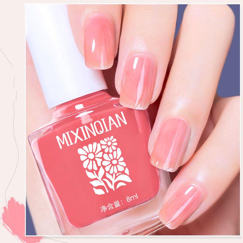 Cherry Champagne Bling Nail Polish - Non-Toxic, Quick-Dry, Long-Lasting, Non-Fading Formula for Fingernails and Toenails.