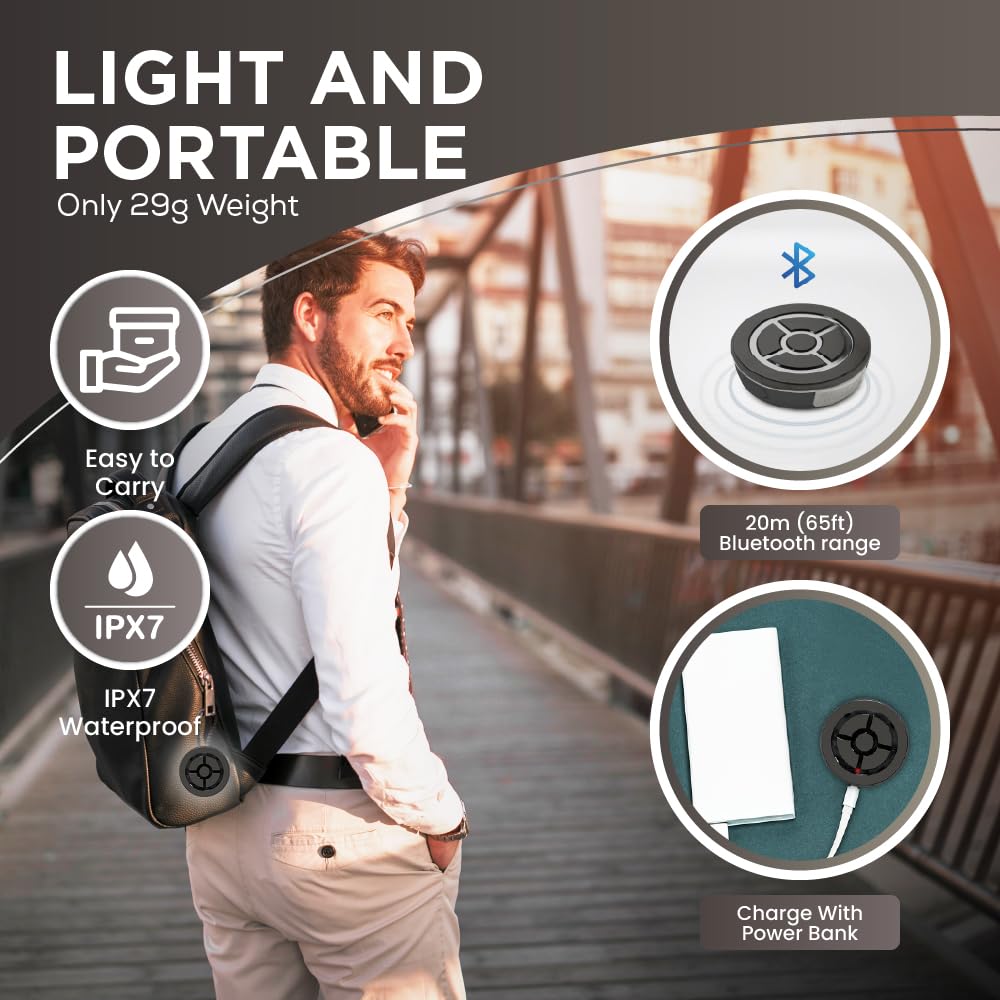 Megacom DuoMon3 PRO 2025 Pocket IPX7 Wireless and APP Adjustable Charging Pad with Reconnection Version Version, Auto-reconnect Function, 1P/2P