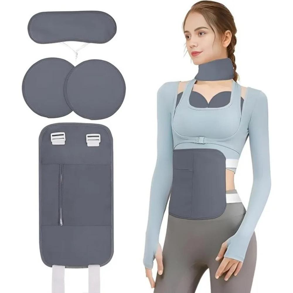 4PC Oil Resistant Waist Wrap Reusable Design Body Wrap Comfort Wear Waist Support Body Detox