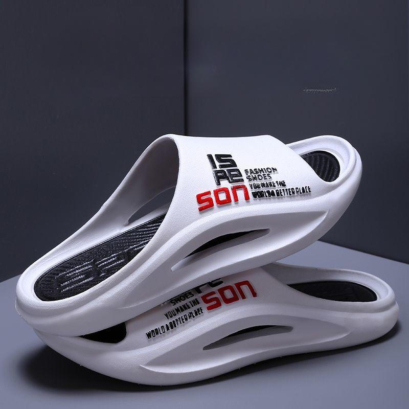 

Мужские осенние тапочки на толстой подошве: Нескользящие шлепанцы для улицы и дома с удобной ходьбой 40-41 белый