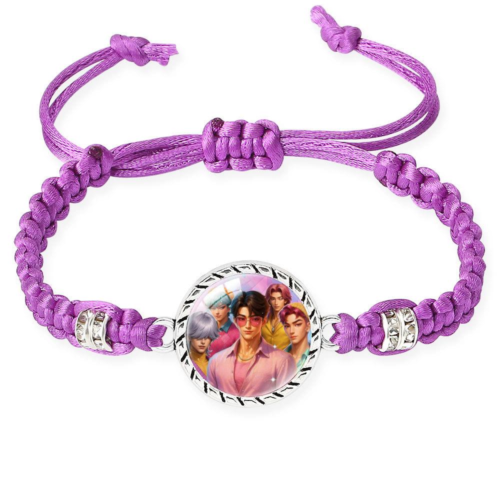 Mehrfarbiges Handseil Rumi Zoey Mira Verstellbares Schmuckarmband