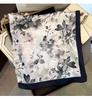 Korean Style Floral Printed Small Square Scarf Women Summer Spring Versatile Neck Scarf