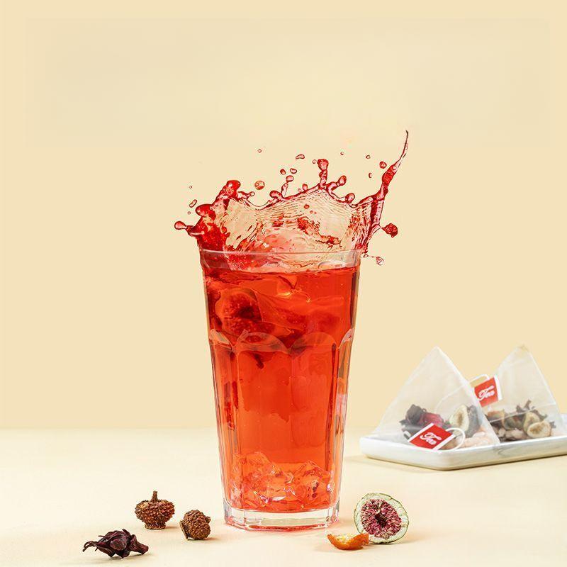 Rosehip, Hibiscus, and Prickly Pear Herbal Tea Blend 120g Wellness Flower Tea