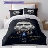 LY Poster Bettwäsche Steppbett Set Bettbezug Kissenbezug Heimdekoration Geburtstagsgeschenk (1 Bettbezug + 2 Kissenbezüge, ohne Füllung)
