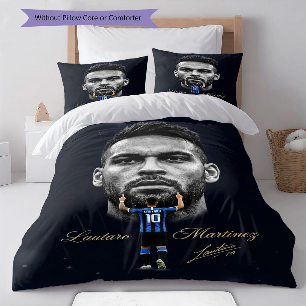 LY Poster Bettwäsche Steppbett Set Bettbezug Kissenbezug Heimdekoration Geburtstagsgeschenk (1 Bettbezug + 2 Kissenbezüge, ohne Füllung)