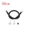 5 Holes Flexible Enema Bidet Tube Silicone Comfortable Nozzle Enema Attachment 50cm-100cm Hose Bathroom Accessories