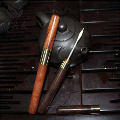 Small Flat Needle Rosewood Tea Pick Tool for Compressed Puerh Dark Tea Accessory Chinese Tea Ceremony Brewing Instrument
