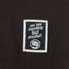 Li-Ning Basketball Series Printed Letter Round Neck Comfortable Breathable Versatile Loose Short Sleeve T-Shirt Men Tops Black Chocolate AHSV061-4
