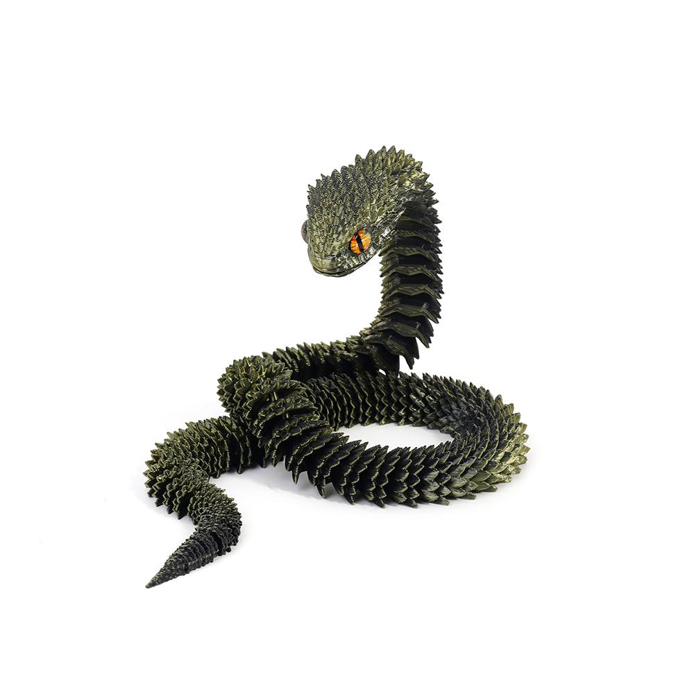 High-Quality 30Cm High-Quality 3D High-Quality Printed High-Quality Snake Play sets High-Quality Funny High-Quality Printed High-Quality Animals 40CM