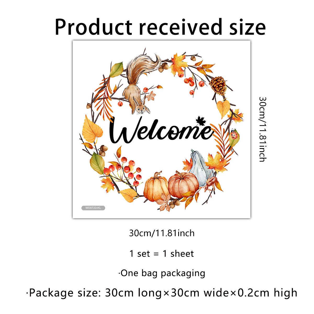 

Ms8720 Белка, Шишка, Кленовый лист Осенний урожай, Английская спальня, Ванная комната, Ванная комната, Теплая наклейка на дверь, Большое количество и договорная цена