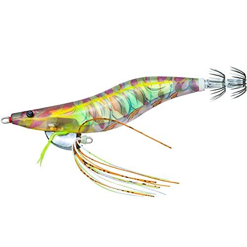 DUEL YO-ZURI Egi Shrimp Q 3.0 No. 3: Luminous Prawn Squid fishing, Aori squid, Egging