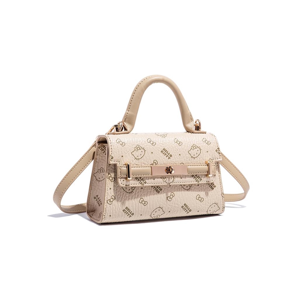 New Sanrio Hello Kitty PU Shoulder Bag, Crossbody Bag, Handbag Women's Pink/Milk Tea/Brown SHHF41591